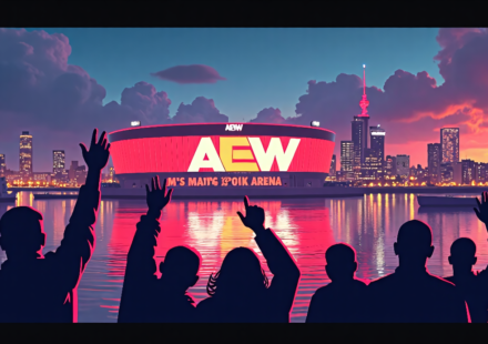 AEW Announces Dynasty 2027 in Liverpool, Expands Global Reach — AI-generated editorial illustration