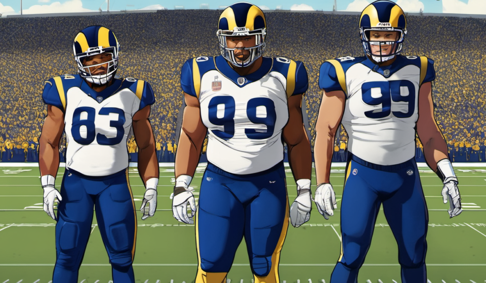 Aaron Donald Announces Return to Rams for 2026 Season — AI-generated editorial illustration
