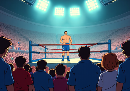 Sting & Borden Surprise All In, Aid Allin’s TNT Title Win — AI-generated editorial illustration