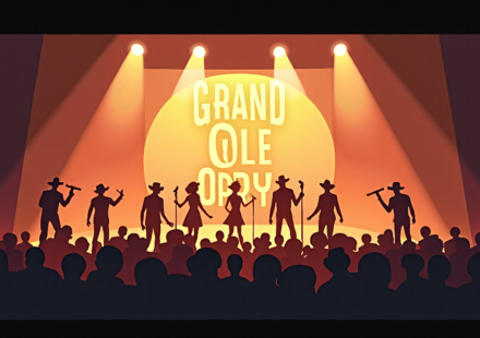 Grand Ole Opry Pays Tribute to Dolly Parton in Emotional Night — AI-generated editorial illustration