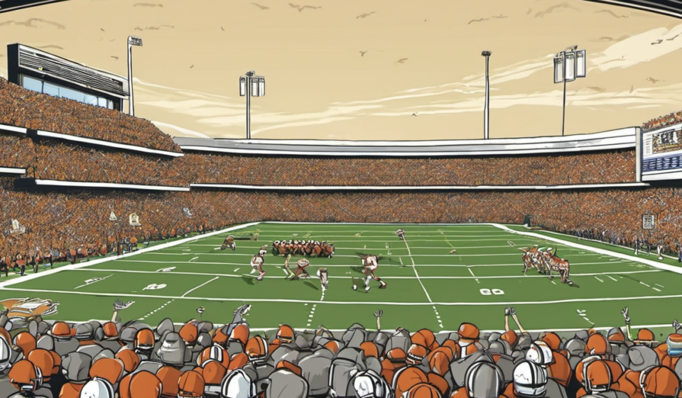 5 College Football Underdogs to Back for the 2026-27 Playoff — AI-generated editorial illustration