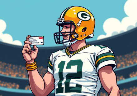 Packers Acquire RB Kaleb Johnson in Trade with Steelers — AI-generated editorial illustration