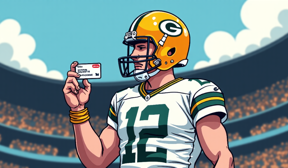 Packers Acquire RB Kaleb Johnson in Trade with Steelers — AI-generated editorial illustration
