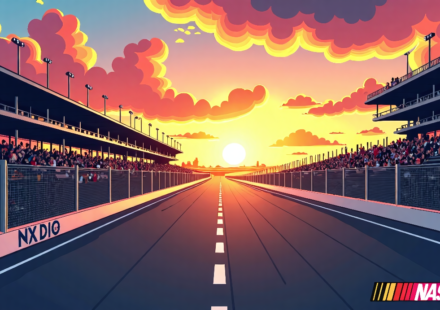 2027 NASCAR Schedule: Where & When the Cup, Xfinity, and Truck Series Race — AI-generated editorial illustration