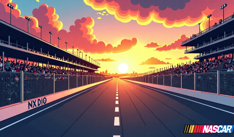 2027 NASCAR Schedule: Where & When the Cup, Xfinity, and Truck Series Race — AI-generated editorial illustration