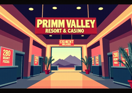 Primm Valley Resort Reopens, Promises No Resort Fees to Draw Budget‑Savvy Travelers — AI-generated editorial illustration