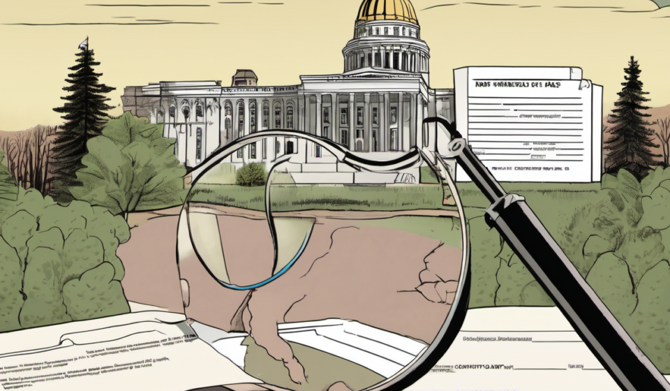 Maine Medicaid Audit Reveals Oversight Failure Amid Fraud Scandal — AI-generated editorial illustration