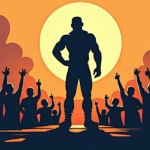 Hulk Hogan, Wrestling Legend, Passes Away at 71 — AI-generated editorial illustration