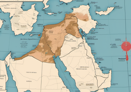 U.S. Strikes Iran’s Larak Island, Iran Retaliates in the Middle East — AI-generated editorial illustration