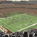 SEC Bars Former NFL Players From Returning to College Football — AI-generated editorial illustration