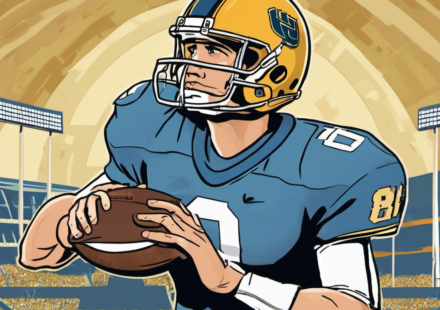 North Texas Names Former Indiana QB Tayven Jackson as Week 1 Starter — AI-generated editorial illustration
