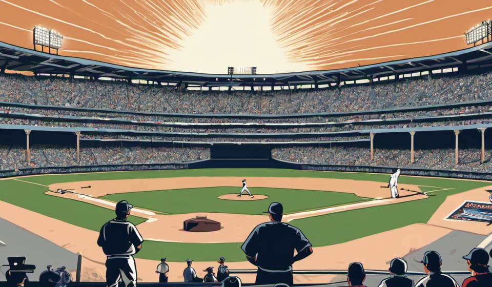 Rays Sweep, Braves Walk Off, and PCA Dominates Sunday’s MLB — AI-generated editorial illustration