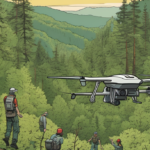 Illinois Man Missing Over a Week as Search Teams Deploy Drones in Great Smoky Mountains — AI-generated editorial illustration