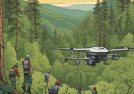 Illinois Man Missing Over a Week as Search Teams Deploy Drones in Great Smoky Mountains — AI-generated editorial illustration