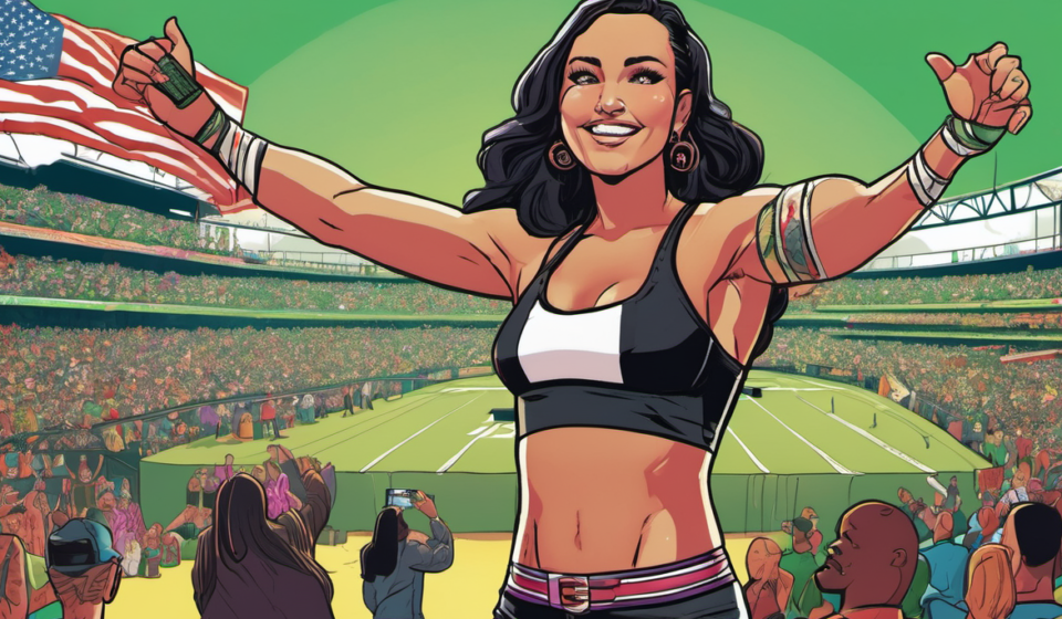 Jade Cargill Teases Return of Baddie Section for Sunday Night Main Event — AI-generated editorial illustration