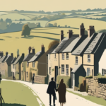 Harry and Meghan Eye Cotswolds After Returning to UK — AI-generated editorial illustration