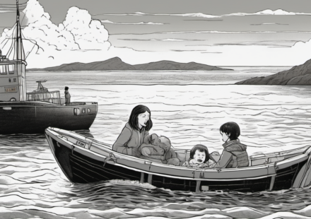 Mother’s Heart‑Wrenching Tale After Cyprus Ferry Capsizes — AI-generated editorial illustration