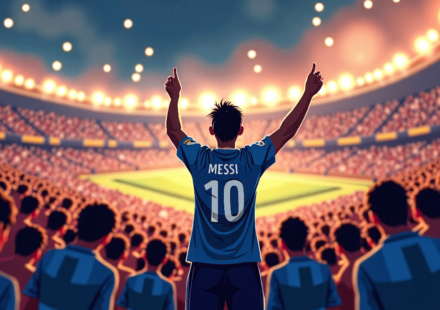 Messi’s Final Dance: Argentina’s Last Triumph and Tears — AI-generated editorial illustration