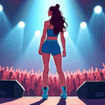Ariana Grande Switches to Cozy Footwear After Foot Injury Ahead of Tour Finale — AI-generated editorial illustration
