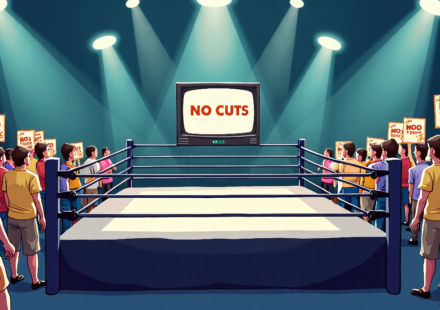 Netflix Cuts WWE Raw 8/31 Opening Segment, Fans Outraged — AI-generated editorial illustration