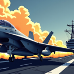 Navy’s New ‘MALICE’ Missile Extends Fighter Reach — AI-generated editorial illustration