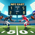 NFC East Outlook: Cowboys, Giants vs. Eagles for Division Lead — AI-generated editorial illustration