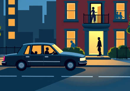 Hunter Biden Reveals Dad’s Motorcade Visits During His Crack Addiction — AI-generated editorial illustration