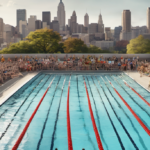 College Swimming League Expands Across the Country with Inaugural Meet Schedule — AI-generated editorial illustration