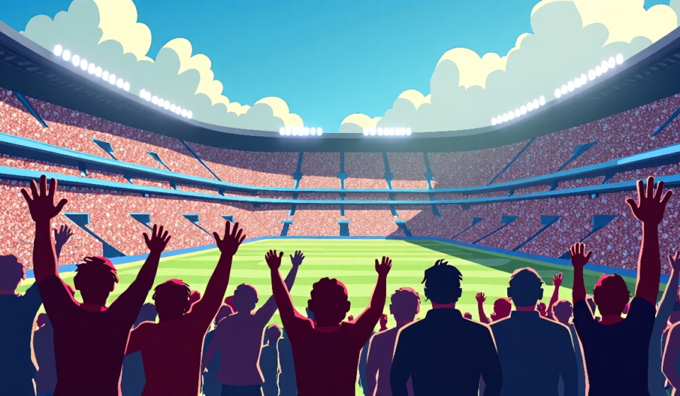 NFL Fanbases: Which American Cities Reign Supreme? — AI-generated editorial illustration