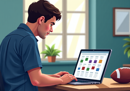 Unlock the Secret to Early Season Success: How to Use Strength of Schedule to Your Advantage — AI-generated editorial illustration