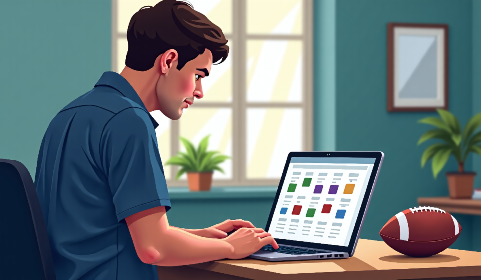 Unlock the Secret to Early Season Success: How to Use Strength of Schedule to Your Advantage — AI-generated editorial illustration