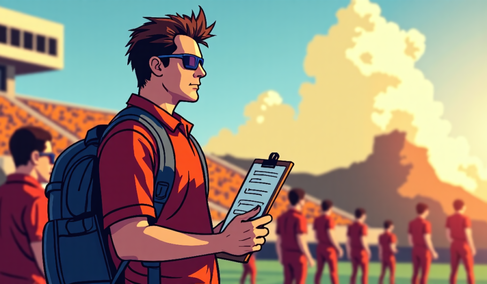 Kenny Dillingham's Unapologetic Approach to Football: 'You've Always Got to Push' — AI-generated editorial illustration