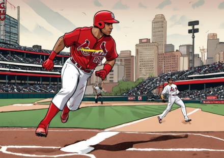 Breaking the Mold: Cardinals Rookie Makes History with Three-Homerun Start — AI-generated editorial illustration