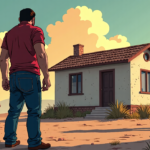 American Man Takes a Stand Against Israeli Settlers to Save His Home in the West Bank — AI-generated editorial illustration