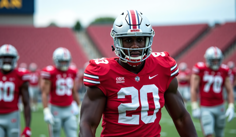 Ohio State Moves Senior Day Away from Michigan Game Amid Rivalry Week Distractions — AI-generated editorial illustration
