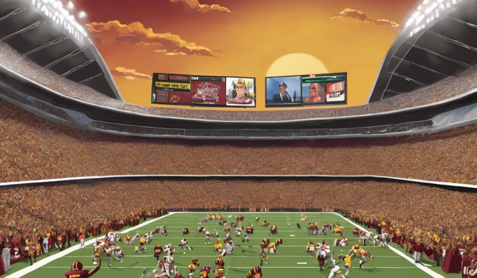 AP Top 25 Shifts, Arch Manning’s Hype, and USC’s Season Outlook — AI-generated editorial illustration