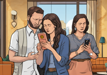 Missing New York Woman Sparks Family Search After Bitcoin Texts — AI-generated editorial illustration