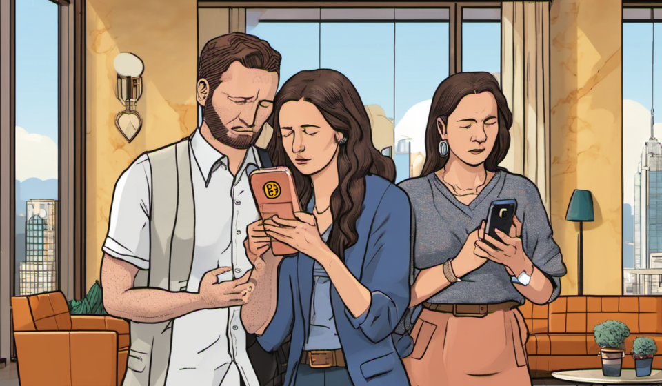 Missing New York Woman Sparks Family Search After Bitcoin Texts — AI-generated editorial illustration