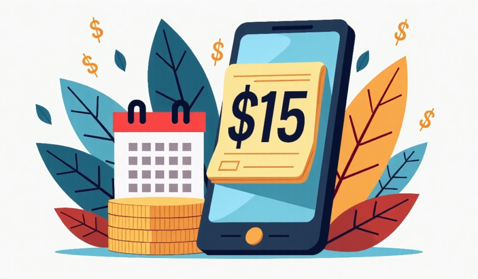 PureTalk’s $15 Phone‑Bill Deal: How to Slash Your Mobile Costs — AI-generated editorial illustration