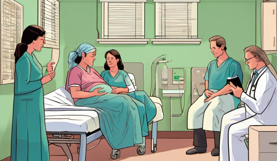 Mom-to-Be Warned by Two Rare Pregnancy Signs: A Cautionary Tale — AI-generated editorial illustration