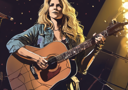 Elizabeth Cook Brings Country Soul to 'Razorwire Wall' at Saturday Sessions — AI-generated editorial illustration