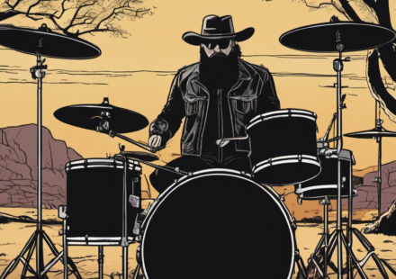 ZZ Top’s Legendary Drummer Frank Beard Dies at 77 — AI-generated editorial illustration