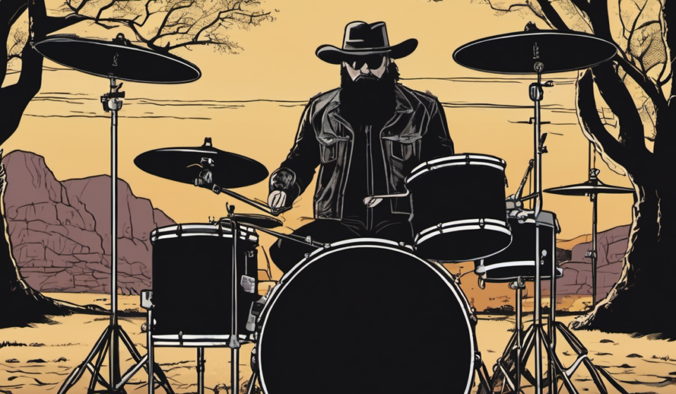 ZZ Top’s Legendary Drummer Frank Beard Dies at 77 — AI-generated editorial illustration