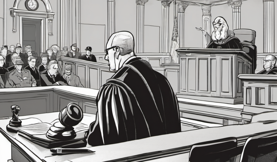 Meta Faces Landmark Trial Over Alleged Child Harm — AI-generated editorial illustration