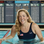 Kate Douglass Shatters Records at 2026 Pan Pacific Championships — AI-generated editorial illustration
