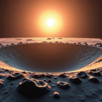 NASA Reveals 60‑Foot Moon Crater from SpaceX Booster Crash — AI-generated editorial illustration