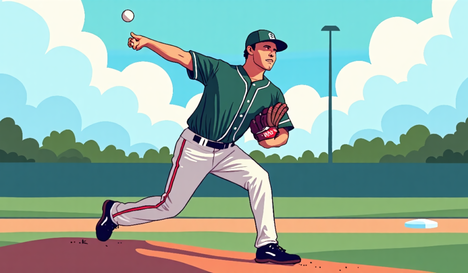 Tommy John’s Legacy: How One Pitcher’s Surgery Changed Sports — AI-generated editorial illustration