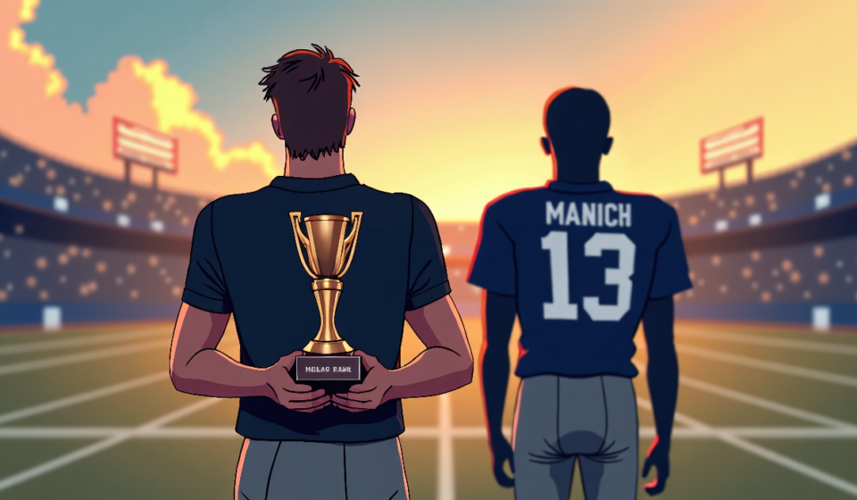 Drew Brees Endorses Eli Manning for Hall of Fame — AI-generated editorial illustration