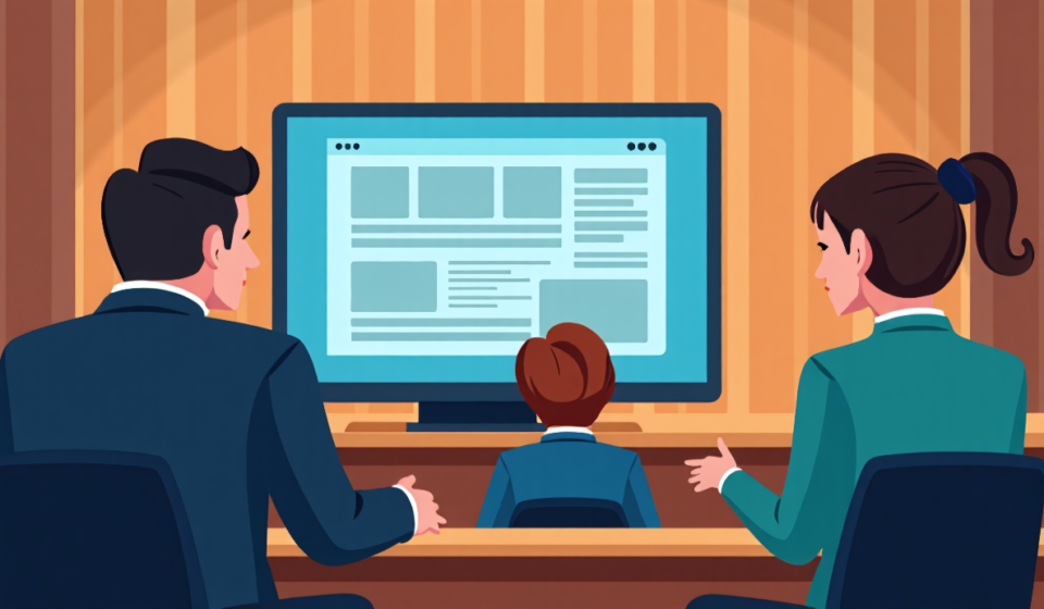 Meta Faces Trial Over Alleged Child‑Addiction Design Claims — AI-generated editorial illustration