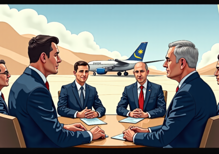 US Diplomat Criticizes Israeli Strike on Syrian Base as Unnecessary Escalation — AI-generated editorial illustration